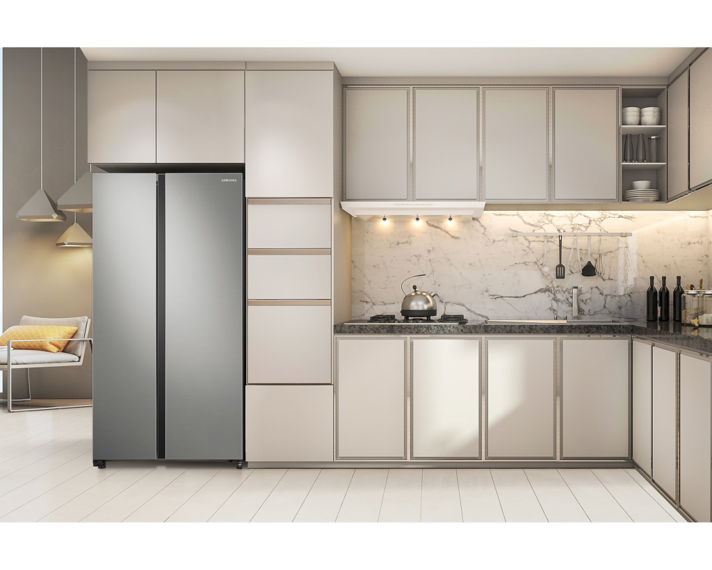 Side by Side Samsung Refrigerator 2023 Beautiful Range