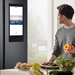 Smartview - Watch your phone or TV and keep cooking Side by Side Samsung Refrigerator