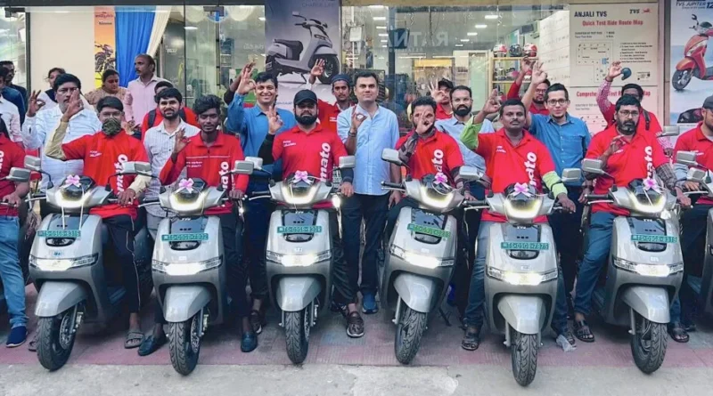 Zomato and TVS Motors tie up to revolutionize food delivery